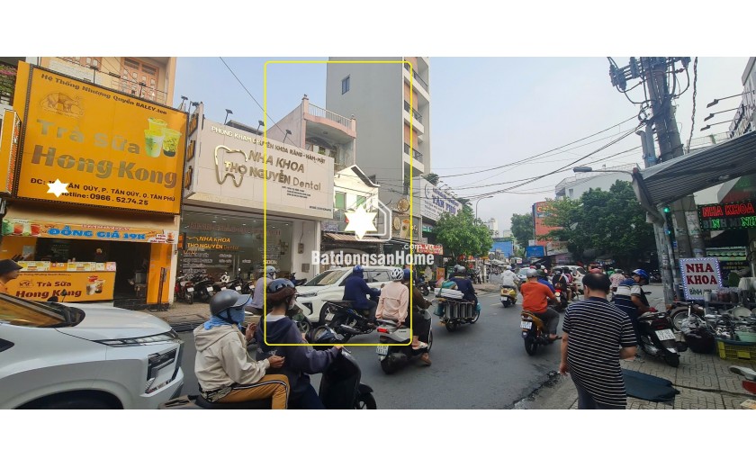Cho thuê nhà Mặt tiền Tân Quý 64m2, 2Lầu - NGAY NGÃ TƯ